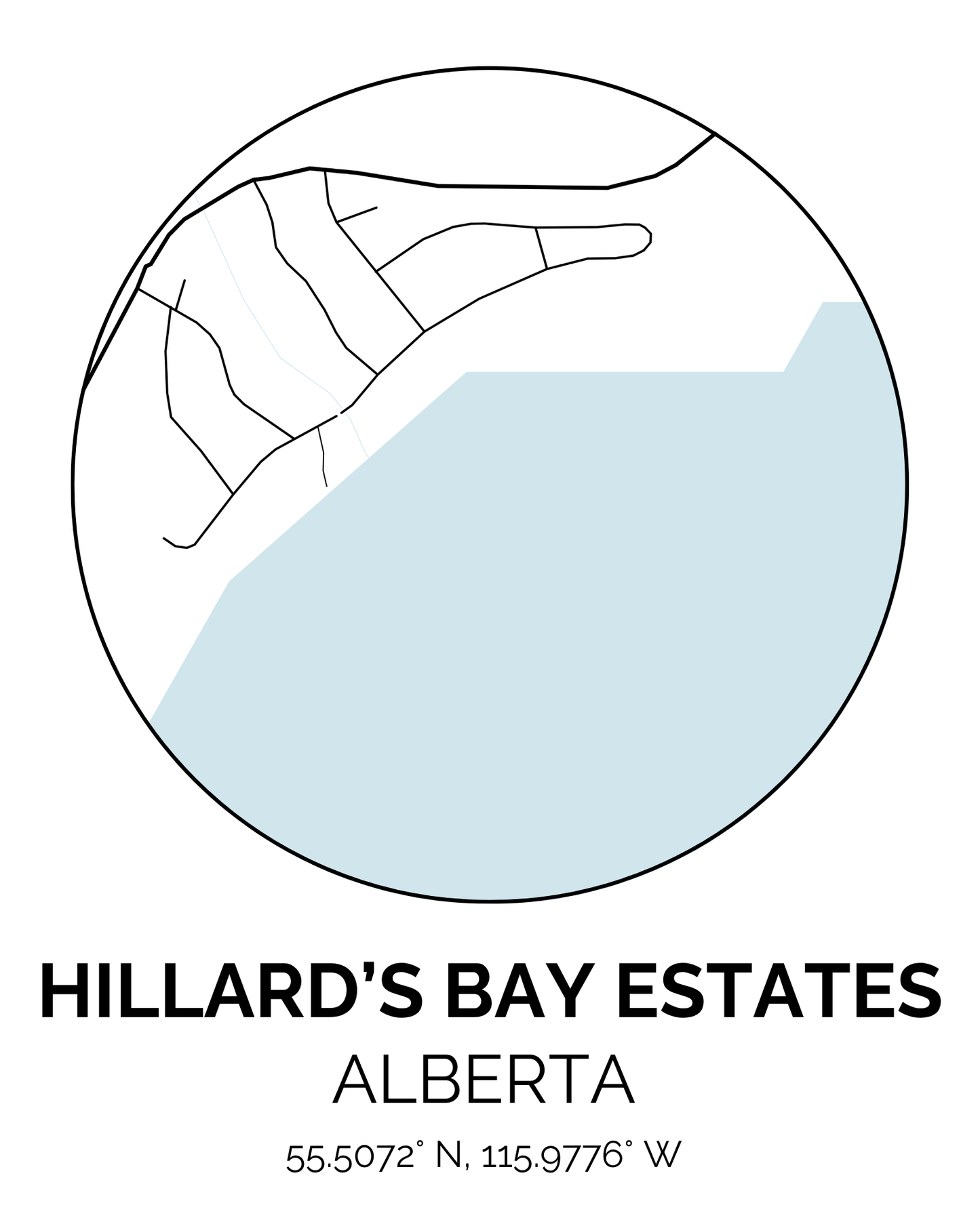 Hometown Print - Custom Location – 8x10