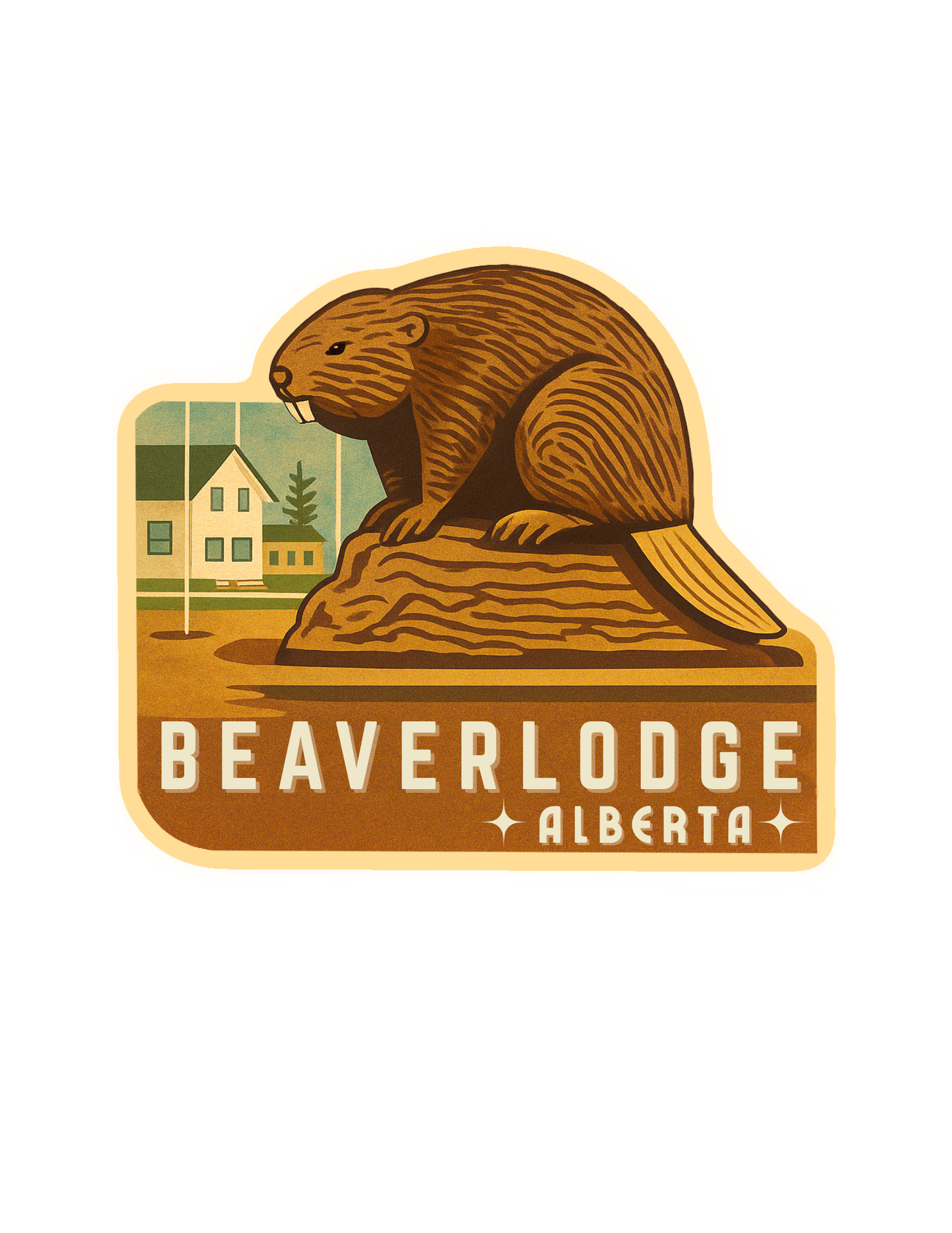 Beaverlodge Sticker | #1