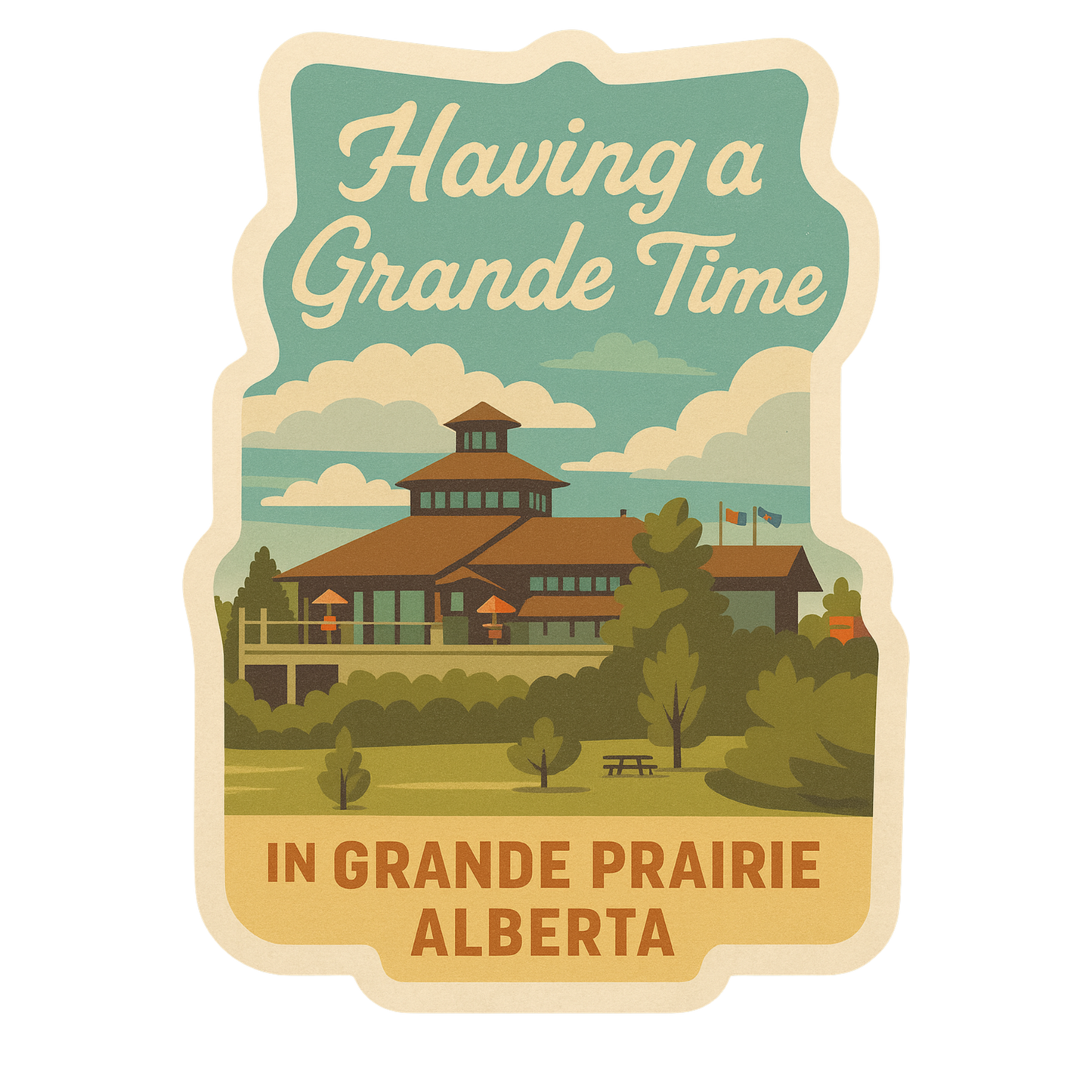 Grande Prairie Sticker | Grande Time #3