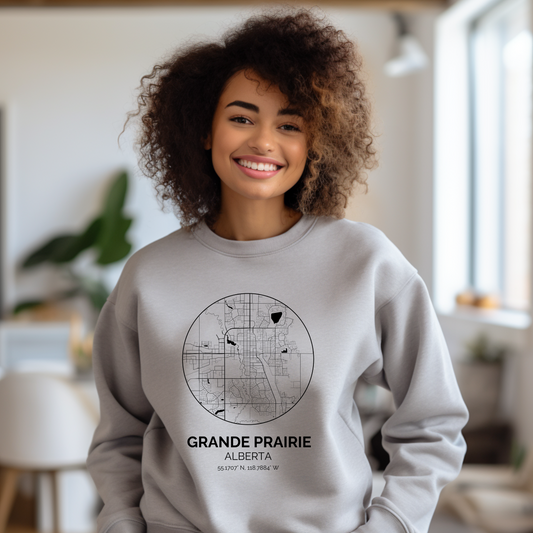 Latitude Crew Neck - Custom Location