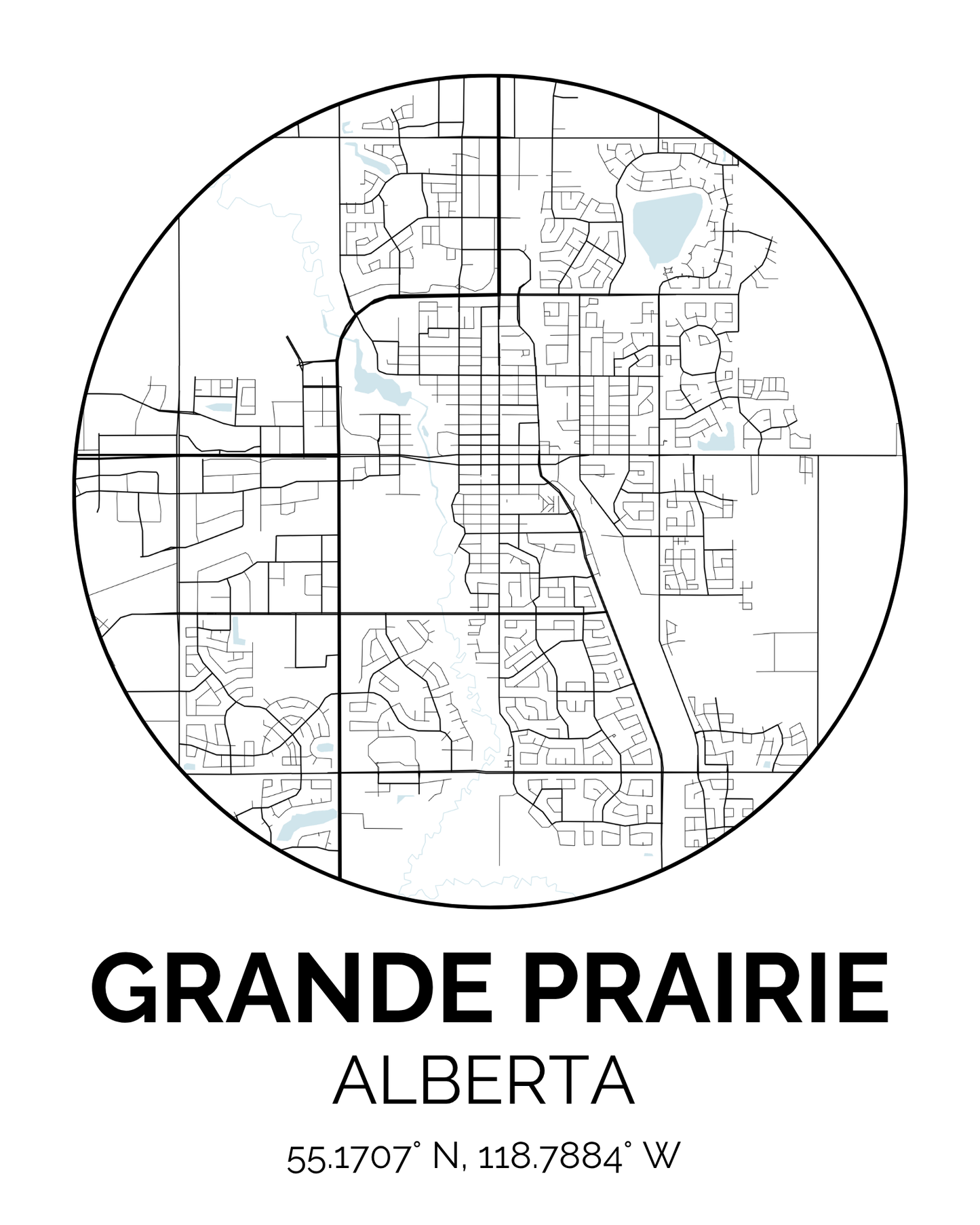 Hometown Print - Custom Location – 8x10