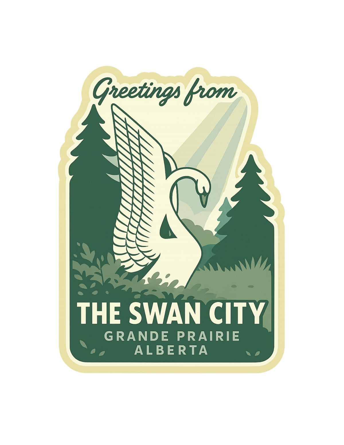 Custom Priris Custom Stickers | Grande Prairie Collection – 54+Pine