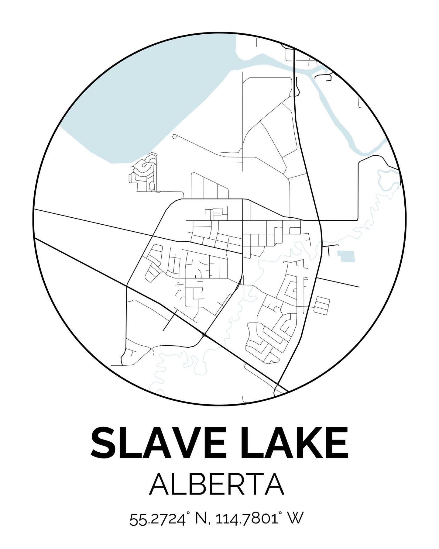 Hometown Print - Custom Location – 8x10