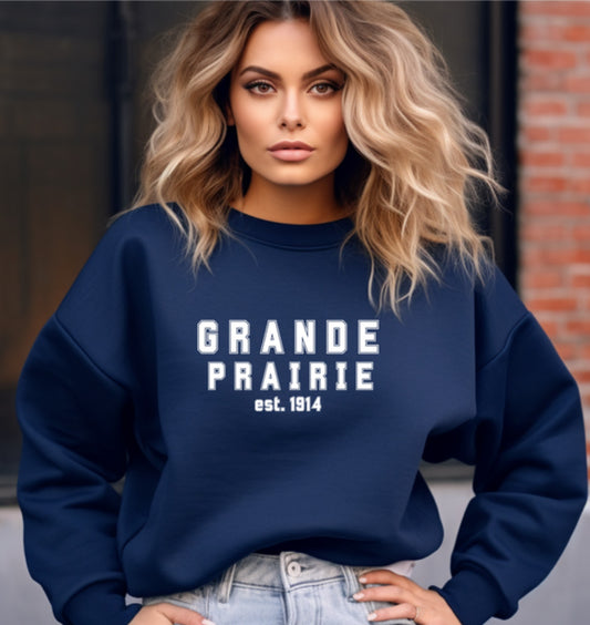 Grande Prairie EST 1914 | Custom Crewneck #7