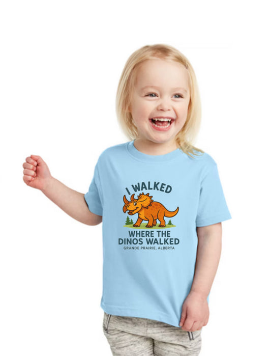 I walked Where The Dinos Walked | Grande Prairie Custom T-Shirt #10