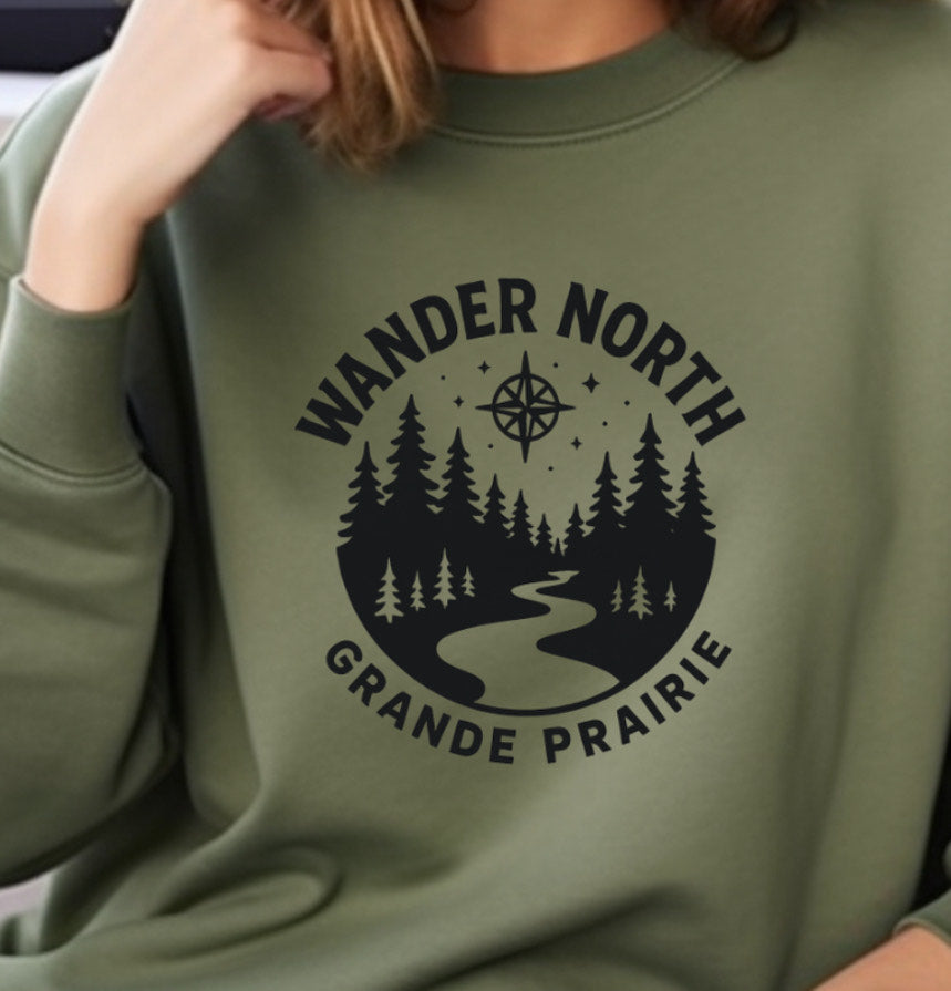 Wander North | Grande Prairie Custom Crewneck #11