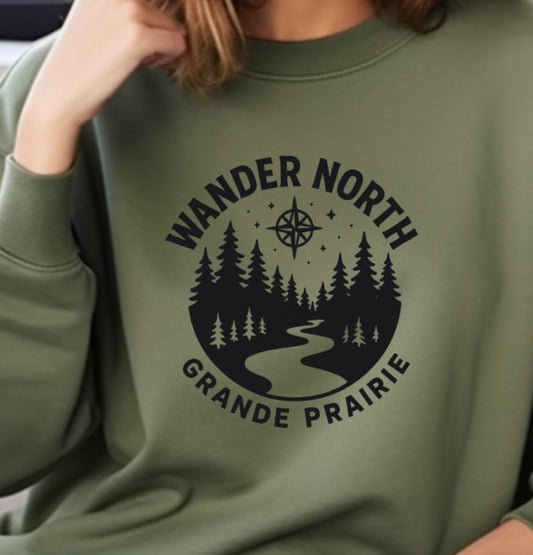 Wander North | Grande Prairie Custom Crewneck #11