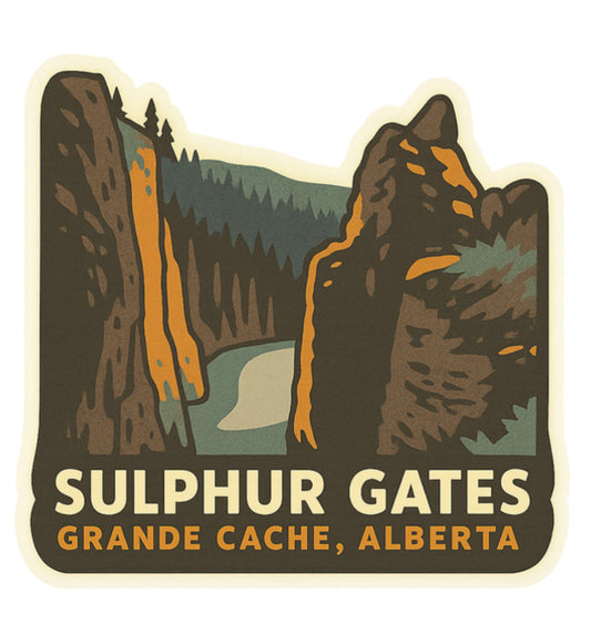 Grande Cache Stickers | Sulphur Gates #5