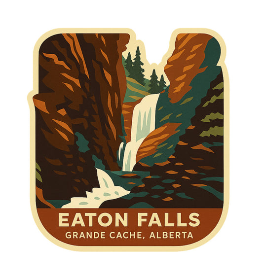 Grande Cache Sticker | Eaton Falls #6