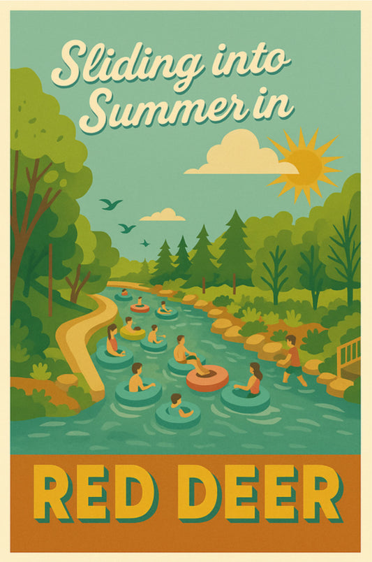 Red Deer Postcard | #2
