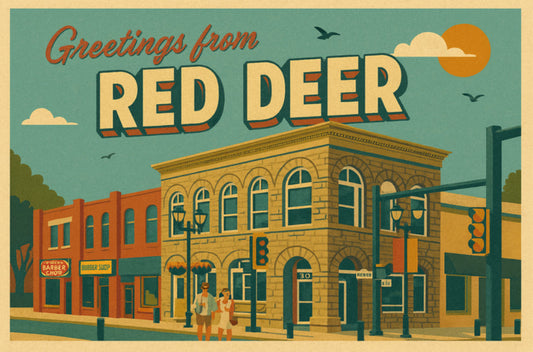 Red Deer Postcard | #5
