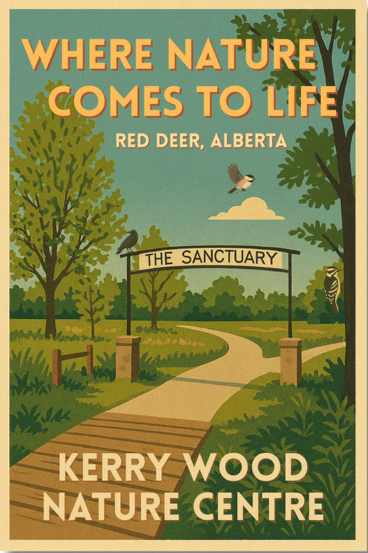 Red Deer Postcard | #7