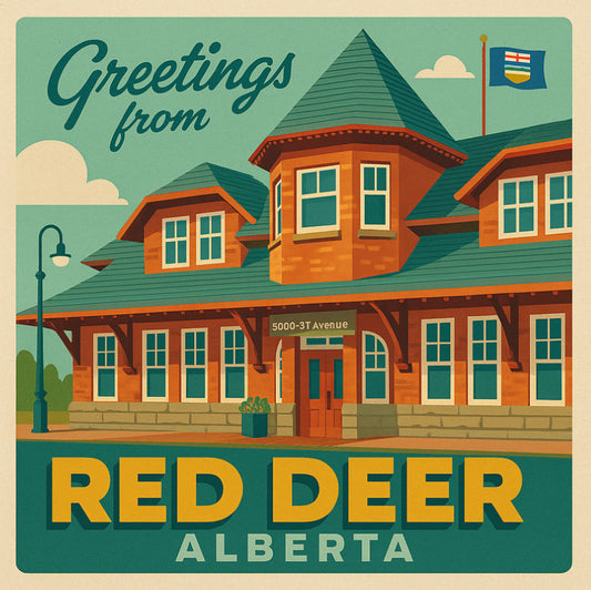 Red Deer Magnet | #2