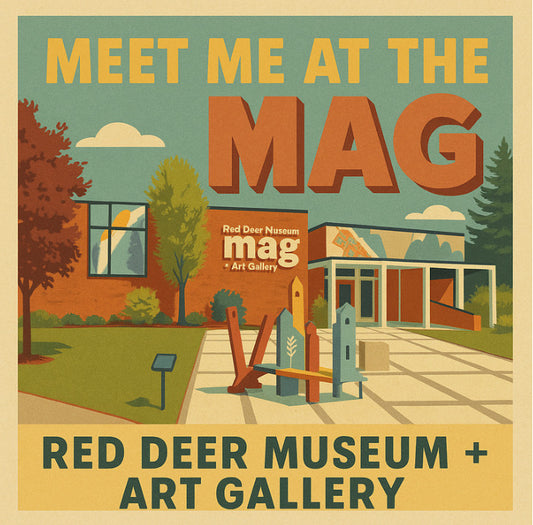 Red Deer Magnet | #4