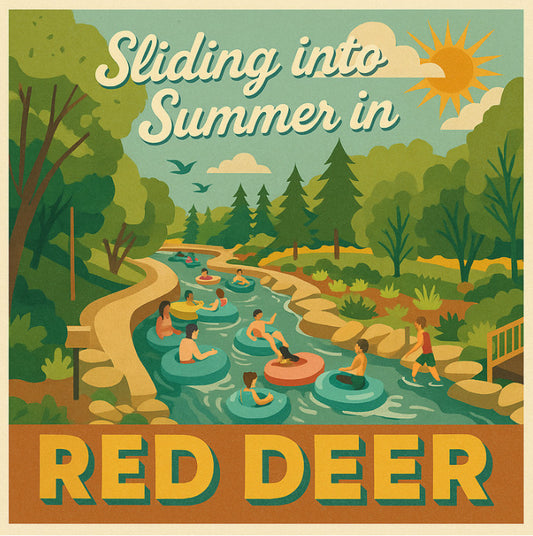Red Deer Magnet | #5