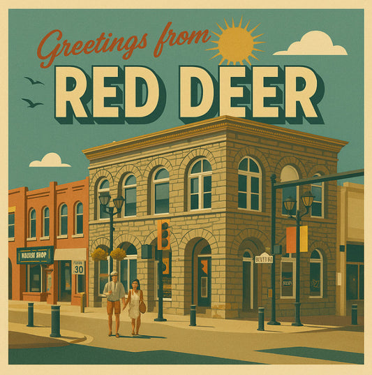 Red Deer Magnet | #6