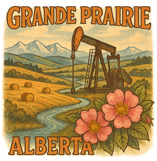 Grande Prairie Magnet | Pumpjack #1