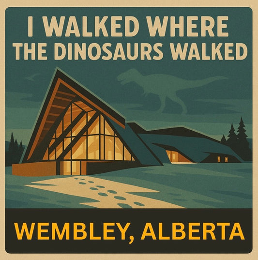 Grande Prairie Magnet | Walked Where The Dinosaurs Walked #3
