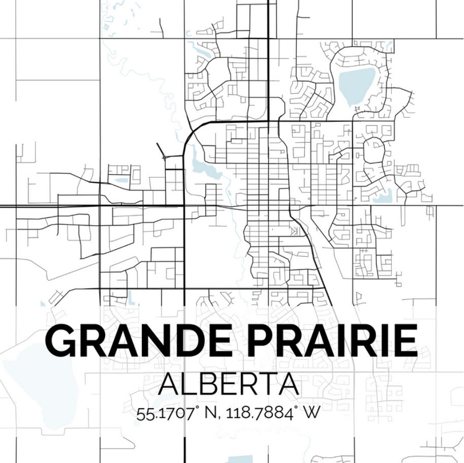 Grande Prairie Magnet | Map #5