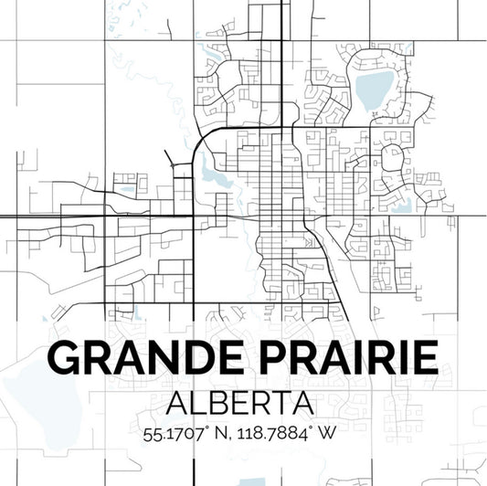 Grande Prairie Magnet | Map #5