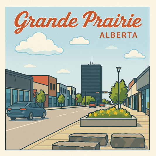 Grande Prairie Magnet | Downtown #7