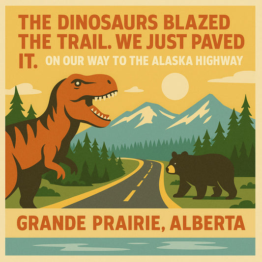 Grande Prairie Magnet | Dinosaurs Blazed #10