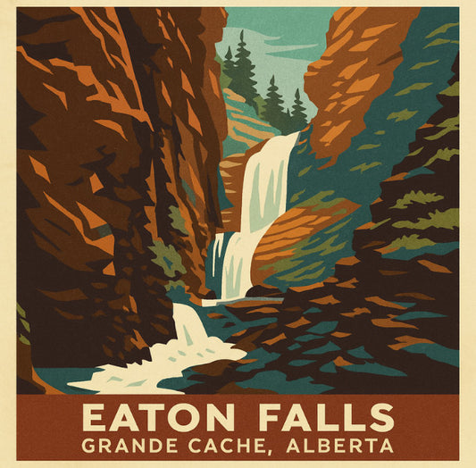 Grande Cache Magnet | Eaton Falls #6