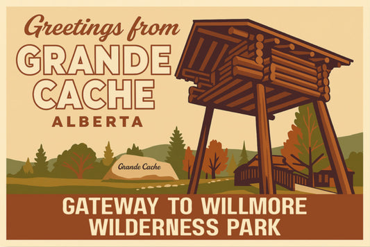 Grande Cache Postcard | #1