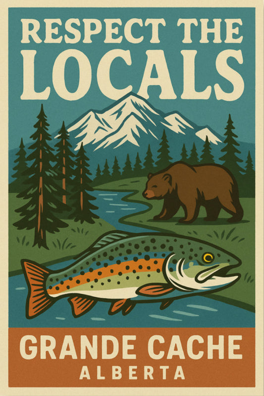 Grande Cache Postcard | Respect The Locals #3