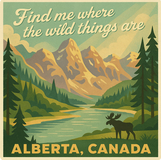 Alberta Magnet | Find Me Where The Wild Things Are #2