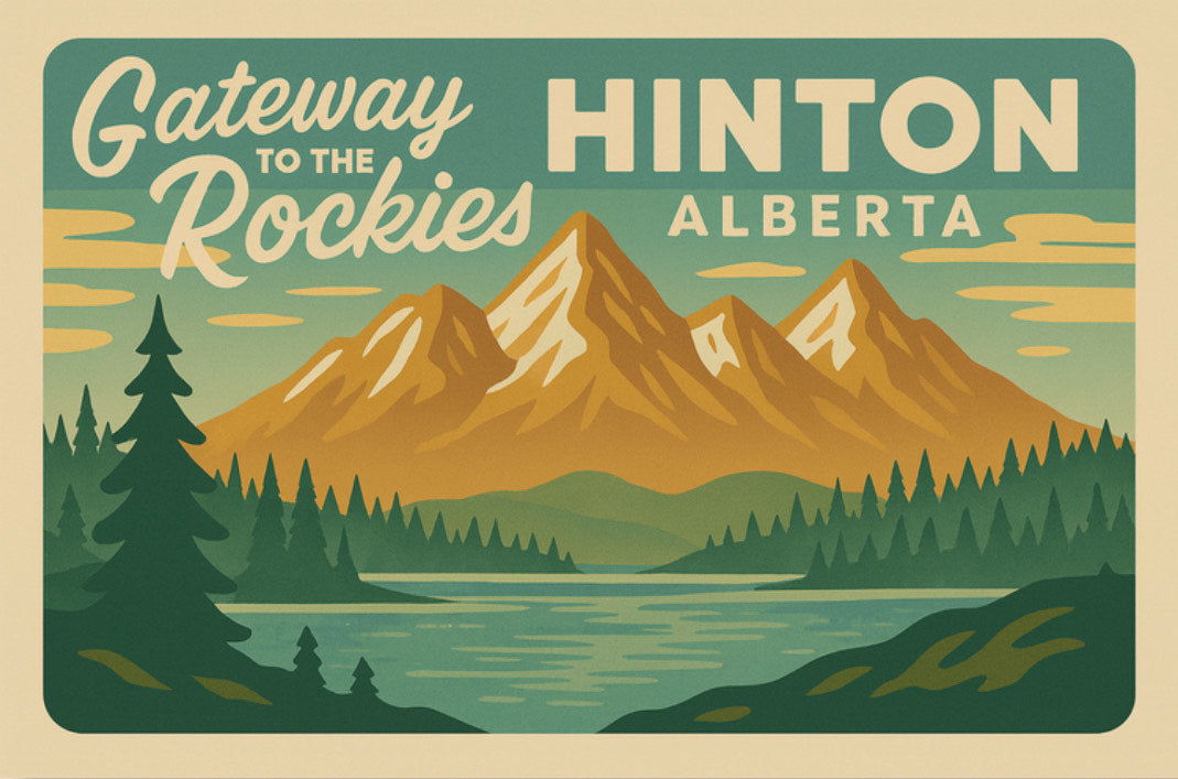 Hinton Postcard | Gateway to the Rockies #1
