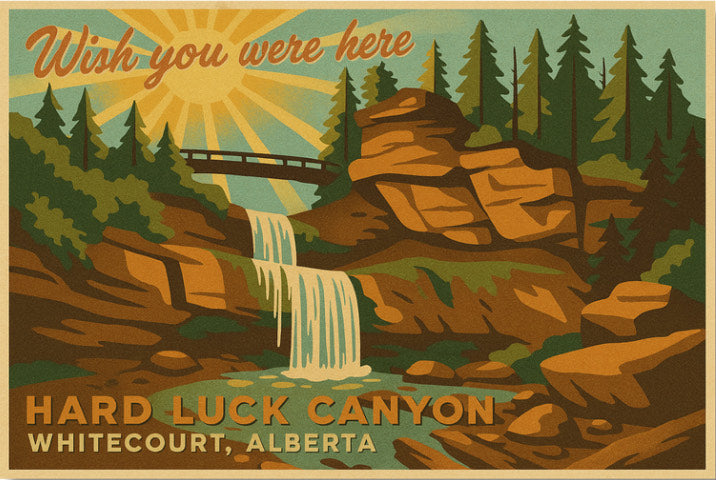 Whitecourt Postcard | Hard Luck Canyon #1