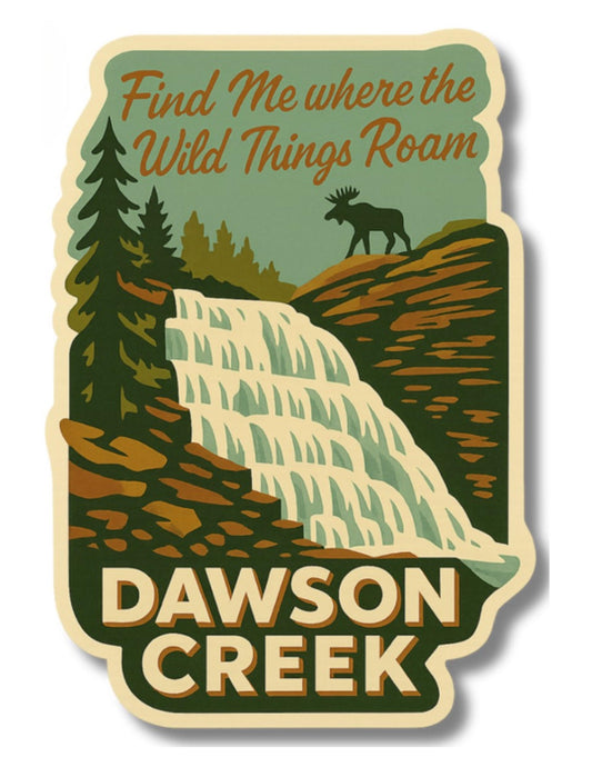 Dawson Creek Sticker | Wild Things Roam #2